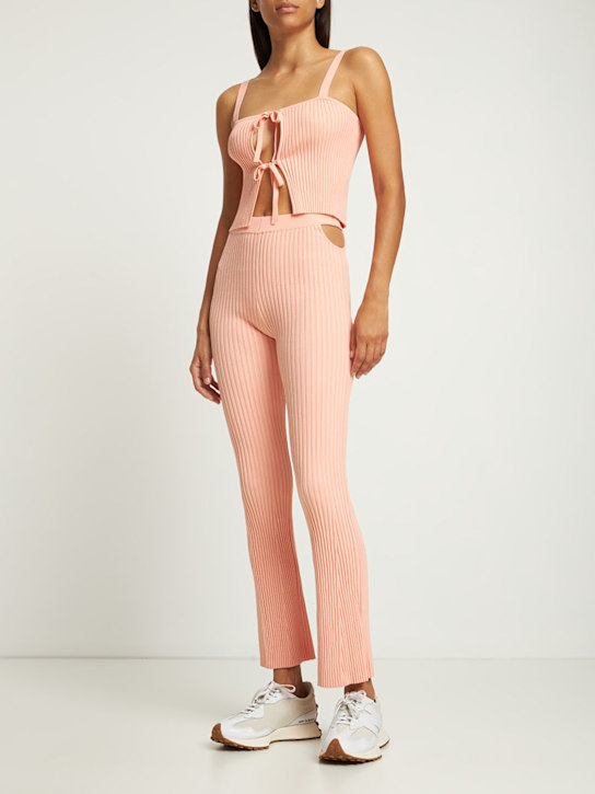 Live The Process: Juno Kick喇叭裤 - 粉色 - women_1 | Luisa Via Roma