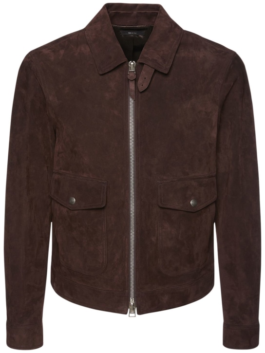 Tom Ford Buttery suede blouson jacket