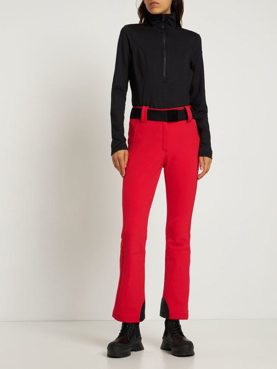 Goldbergh: Pippa softshell ski pants - Kırmızı - women_1 | Luisa Via Roma