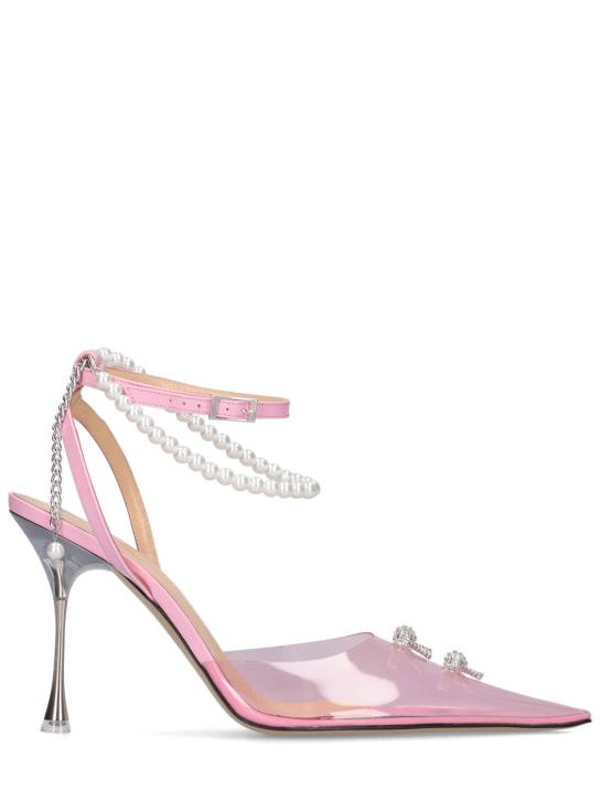 Mach & Mach: 100mm Matilda PVC pumps - Pink - women_0 | Luisa Via Roma