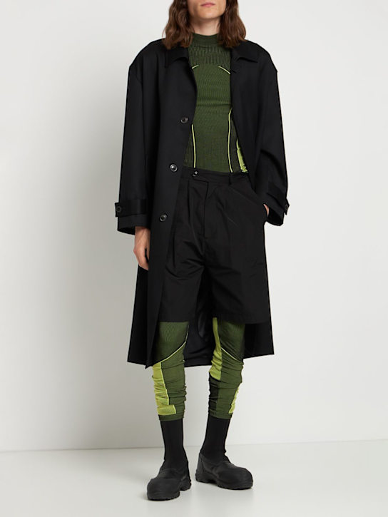 Ferrari: Seamless tech t-shirt - Black/Green - men_1 | Luisa Via Roma