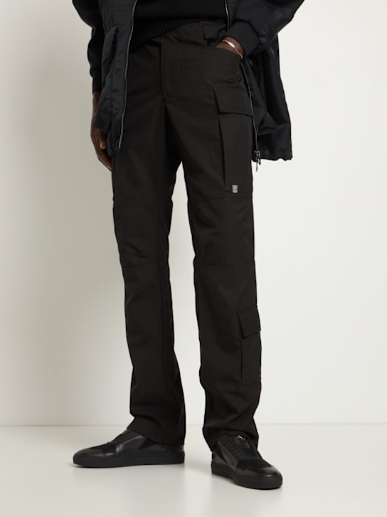 Ferrari: 皮革低帮运动鞋 - 黑色 - men_1 | Luisa Via Roma