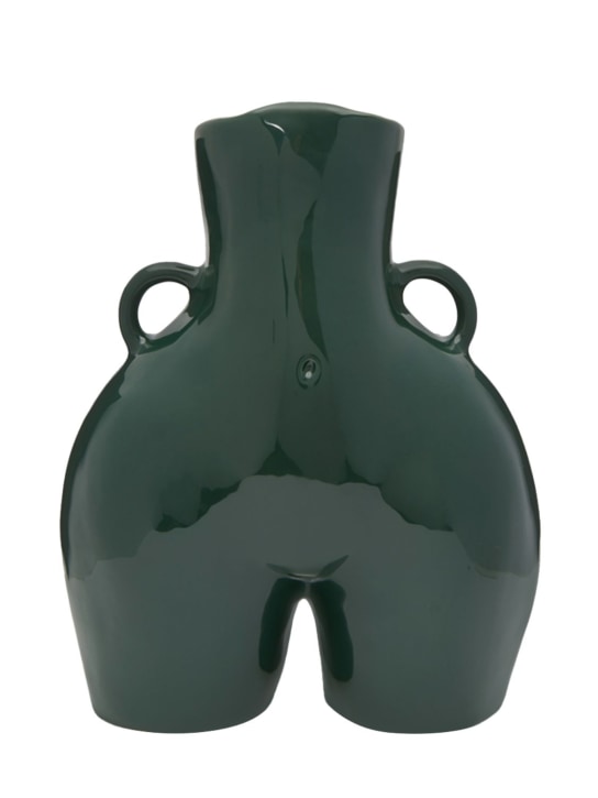 Anissa Kermiche: Love Handles vase - Green - ecraft_0 | Luisa Via Roma