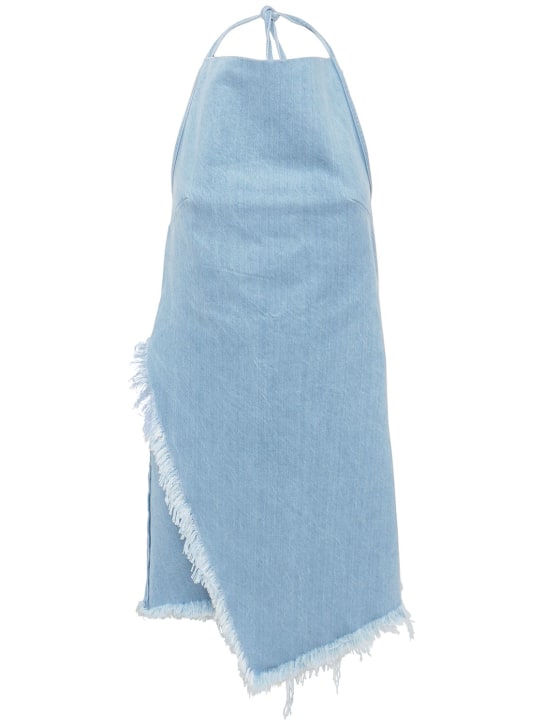 Marques'Almeida: Vestito in denim Refibra - Denim - women_0 | Luisa Via Roma