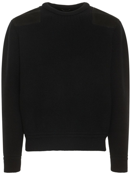 Zegna: Wool & cashmere knit sweater - men_0 | Luisa Via Roma