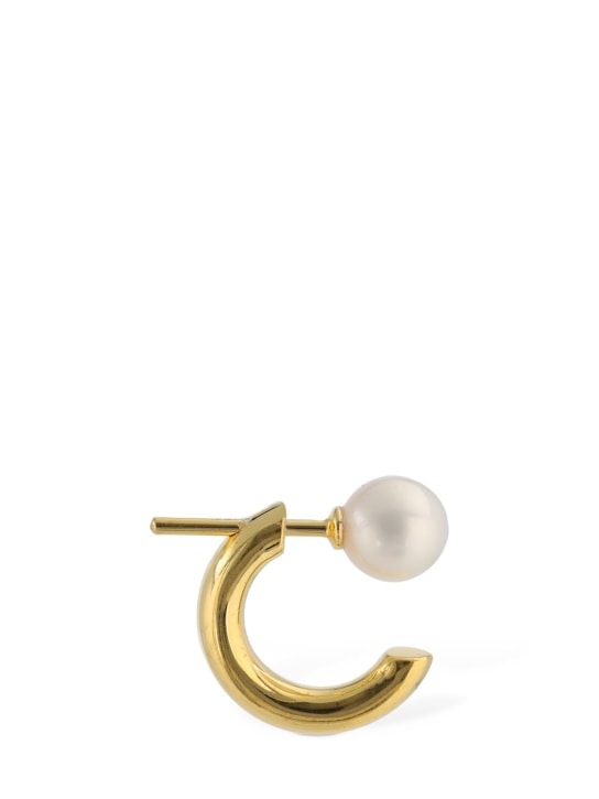 Maria Black: Frida pearl mono earring - Gold/Pearl - women_0 | Luisa Via Roma