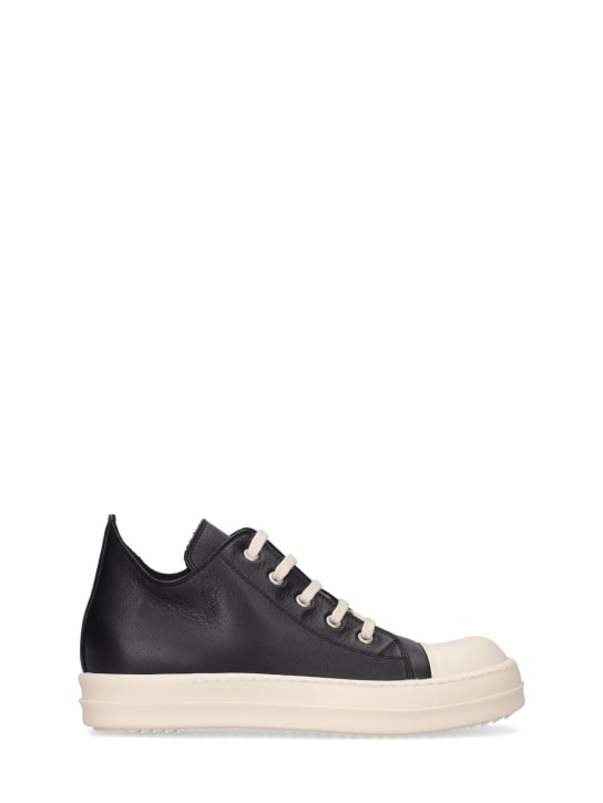 Rick owens black low clearance sneakers