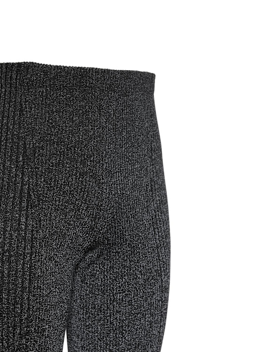 Dion Lee: Pantalon en maille de laine mélangée - Noir - men_1 | Luisa Via Roma