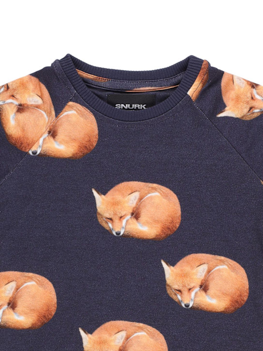 Snurk: SWEATSHIRT & TRAININGSHOSE AUS BIO-BAUMWOLLE - Schwarz/ Braun - kids-girls_1 | Luisa Via Roma