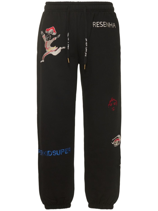 KidSuper Studios: Logo cotton sweatpants - men_0 | Luisa Via Roma