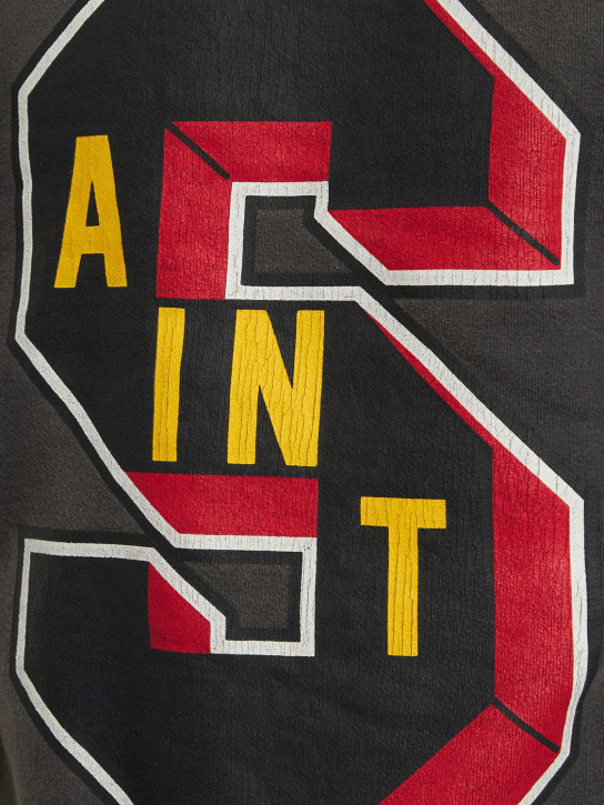 Saint Michael: Denim Tears x Saint Michael sweatshirt - Black - men_1 | Luisa Via Roma