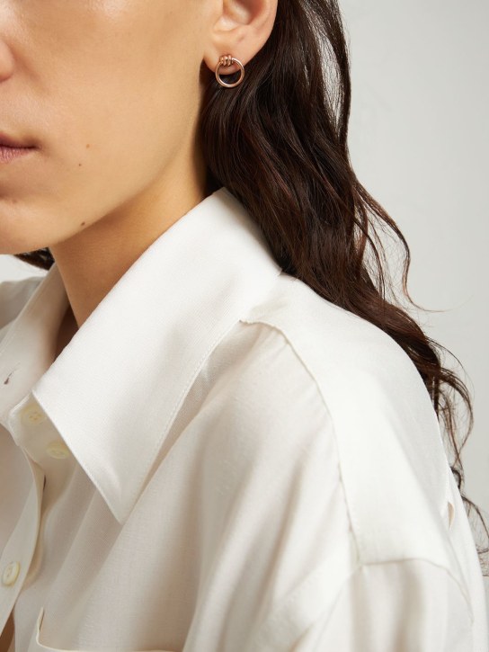 DoDo: 9kt Rose gold Nodo mono earring - Rose Gold - men_2 | Luisa Via Roma