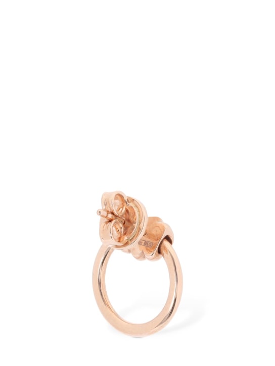 DoDo: 9kt Rose gold Nodo mono earring - Rose Gold - men_4 | Luisa Via Roma