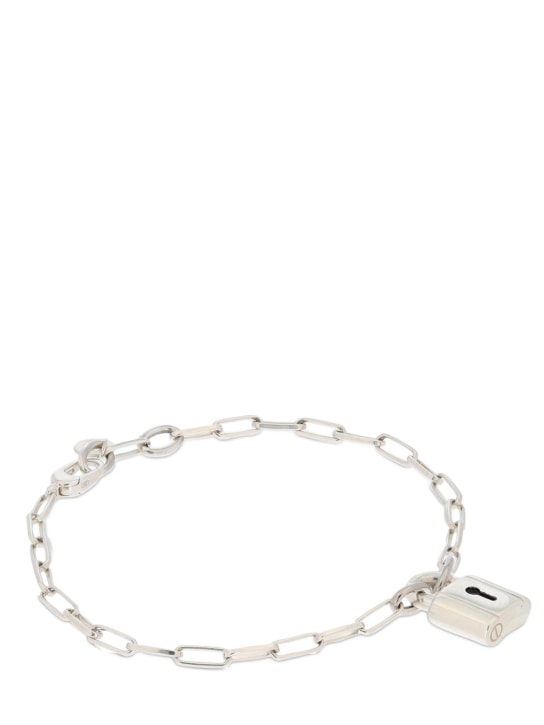 DoDo: Bracelet chaîne en argent avec cadenas - Argent - women_1 | Luisa Via Roma