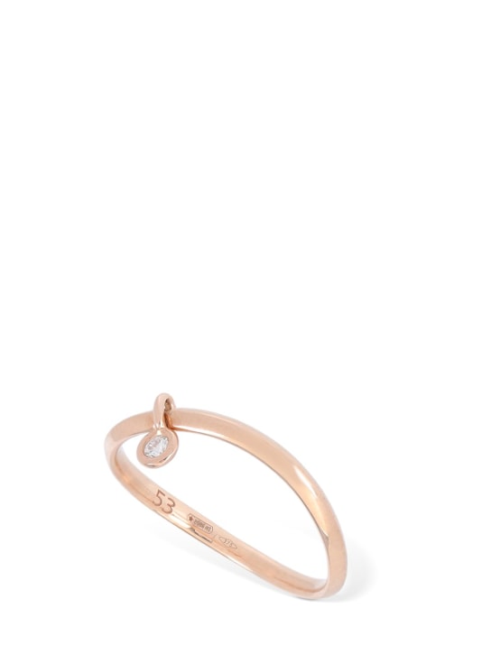 DoDo: Anello Essential in oro rosa con diamanti 9kt - Oro Rosa - women_0 | Luisa Via Roma