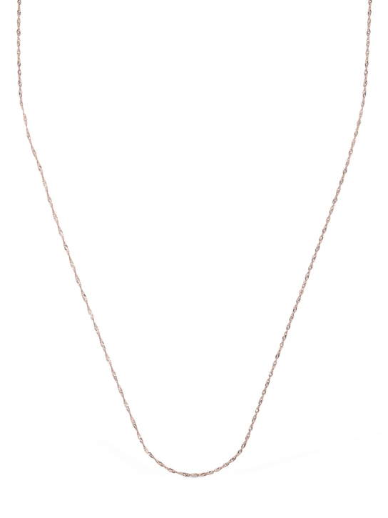 DoDo: 9kt Rose gold Essential chain necklace - Kırmızı/Altın - women_1 | Luisa Via Roma