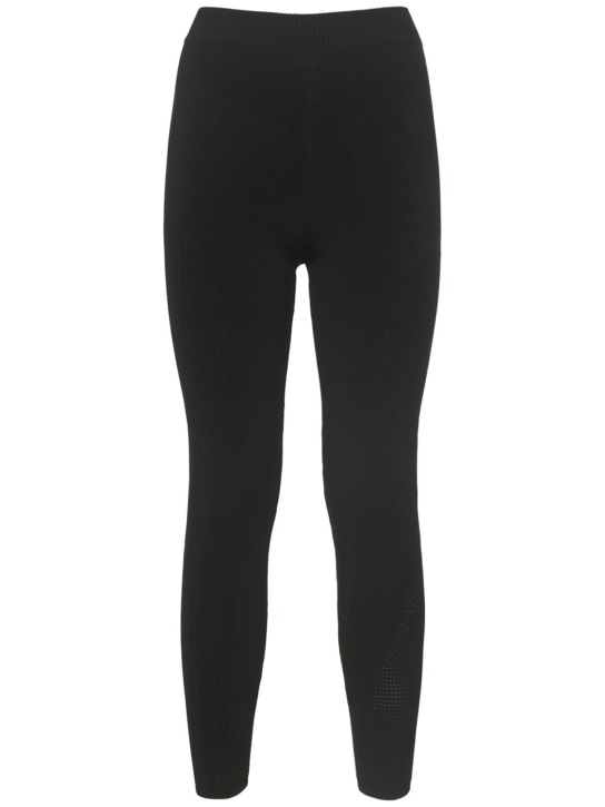 Az Factory: Leggings Thebe Bagugu in jersey - Nero - women_0 | Luisa Via Roma