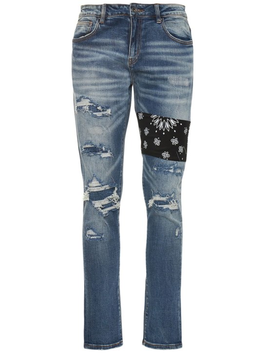 Crysp: Castor cotton denim jeans - men_0 | Luisa Via Roma