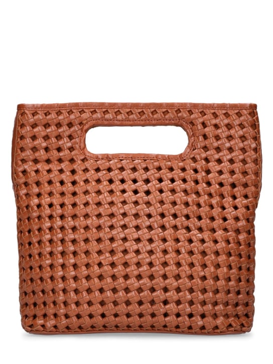 Bembien: Nell leather top handle bag - Sienna - women_0 | Luisa Via Roma