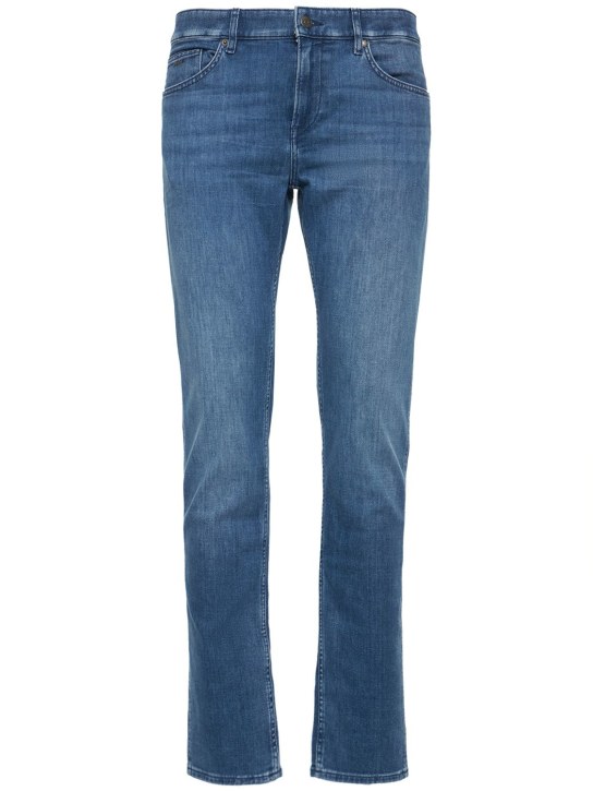 Boss: Delaware3 cotton jeans - men_0 | Luisa Via Roma