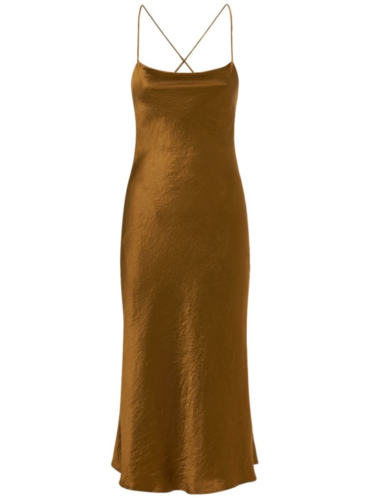 Third Form: Slip-Kleid aus Satin mit „Crush Bias“-Kapuze - women_0 | Luisa Via Roma
