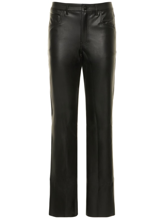 Alix Nyc: Jay faux leather pants - Black - women_0 | Luisa Via Roma