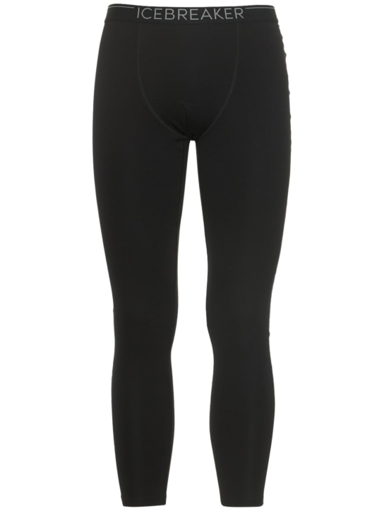 icebreaker: Wool leggings - Black - men_0 | Luisa Via Roma