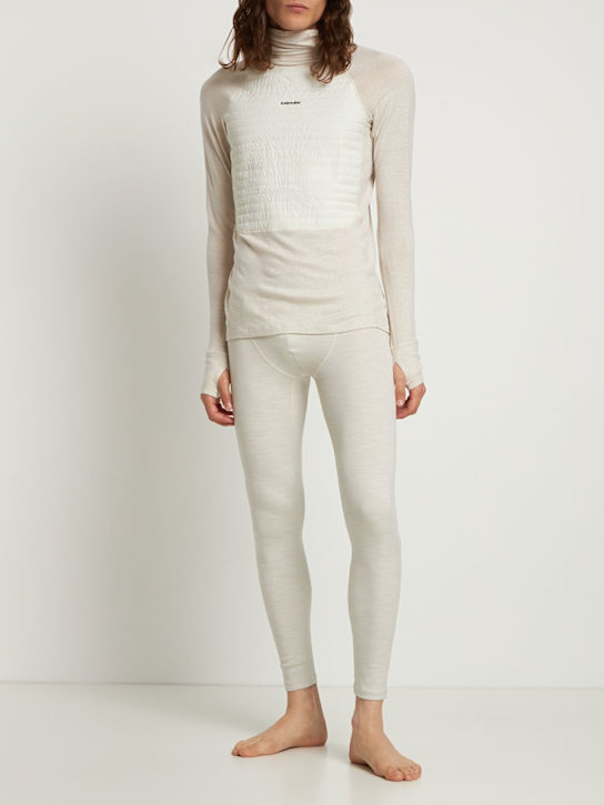 icebreaker: 羊毛紧身裤 - 白色 - men_1 | Luisa Via Roma