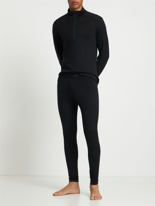 icebreaker: 200 Oasis leggings - Black - men_1 | Luisa Via Roma