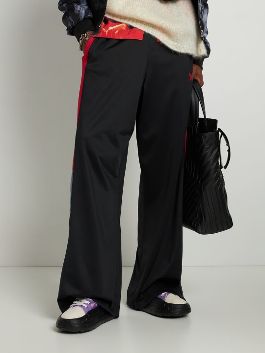 Acupuncture: NYU Vulc Flame canvas sneakers - Purple/Pink - men_1 | Luisa Via Roma