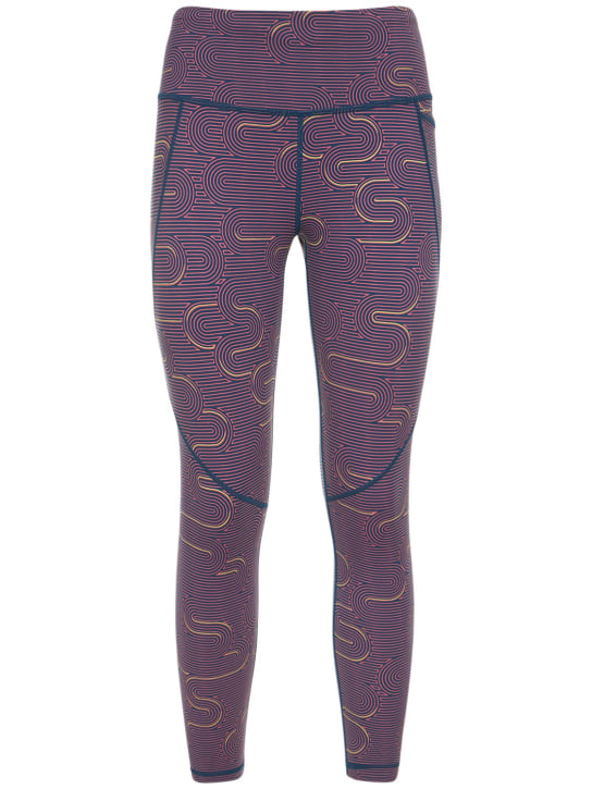 Sweaty Betty: Leggings Power Work Out con cintura alta 7/8 - Púrpura/Negro - women_0 | Luisa Via Roma