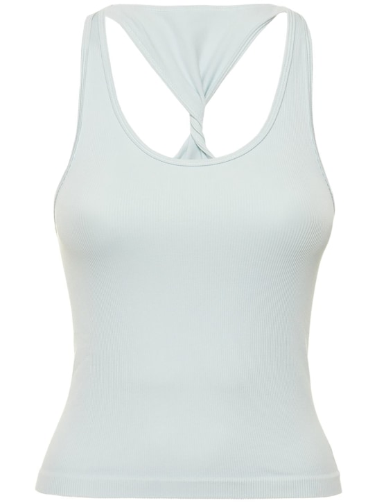Sweaty Betty: Spring シームレスクロップドタンクトップ - ライトブルー - women_0 | Luisa Via Roma