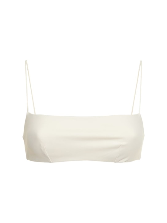 Ziah: Top bikini a fascia - Bianco - women_0 | Luisa Via Roma