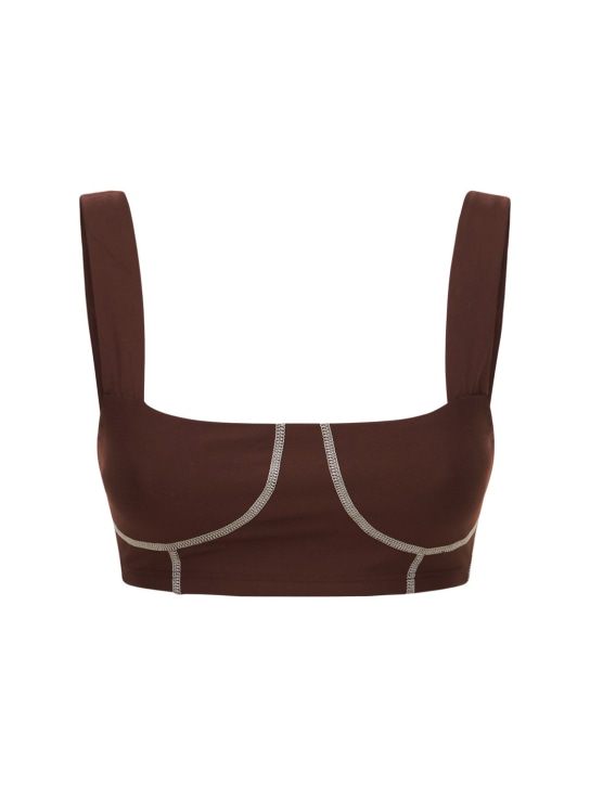 Weworewhat: Top LVR Exclusive - Marrone - women_0 | Luisa Via Roma