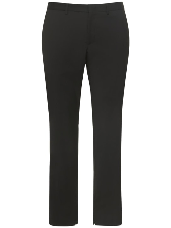 MSFTSrep: FORMELLE HOSE AUS WOLLMISCHUNG - Schwarz - men_0 | Luisa Via Roma