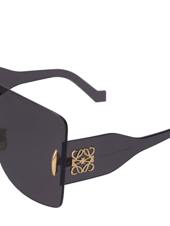 Loewe: Übergroße Masken-Sonnenbrille aus Metall „Anagram“ - men_1 | Luisa Via Roma