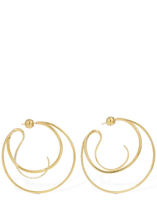 Panconesi: Double kilter hoop earrings - women_1 | Luisa Via Roma