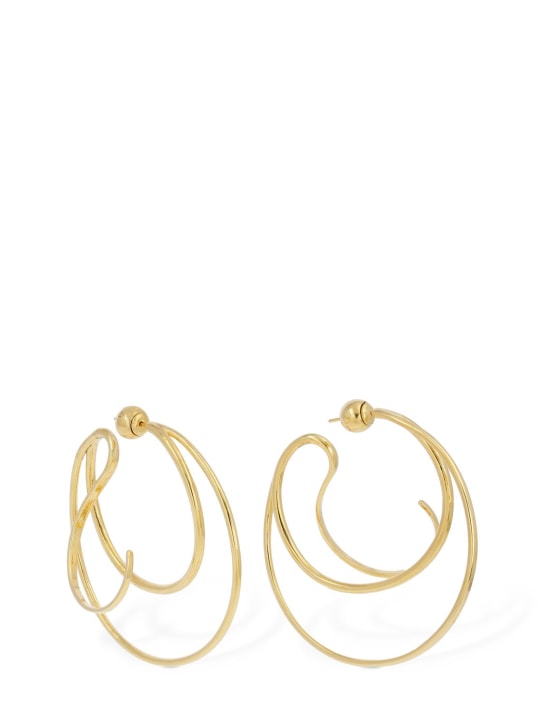 Panconesi: Double kilter hoop earrings - women_0 | Luisa Via Roma