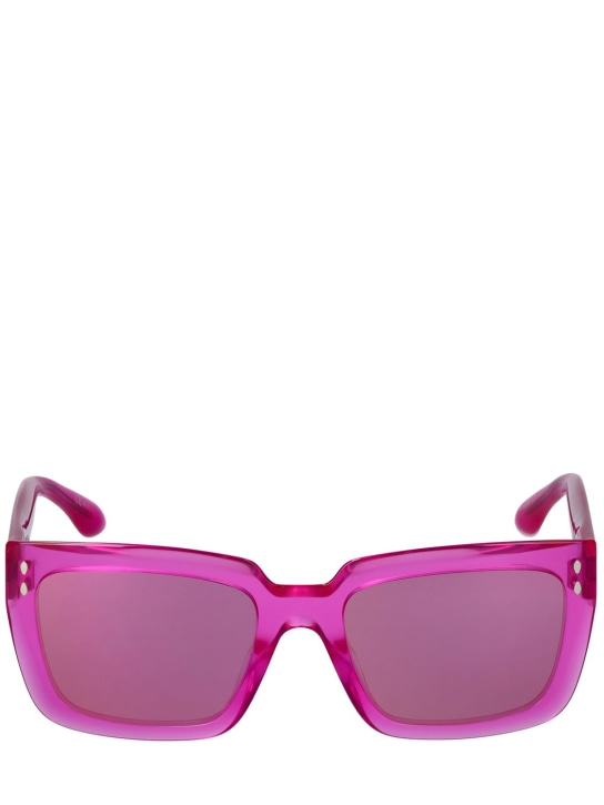 Isabel Marant: Gafas de sol de acetato cuadradas - women_0 | Luisa Via Roma