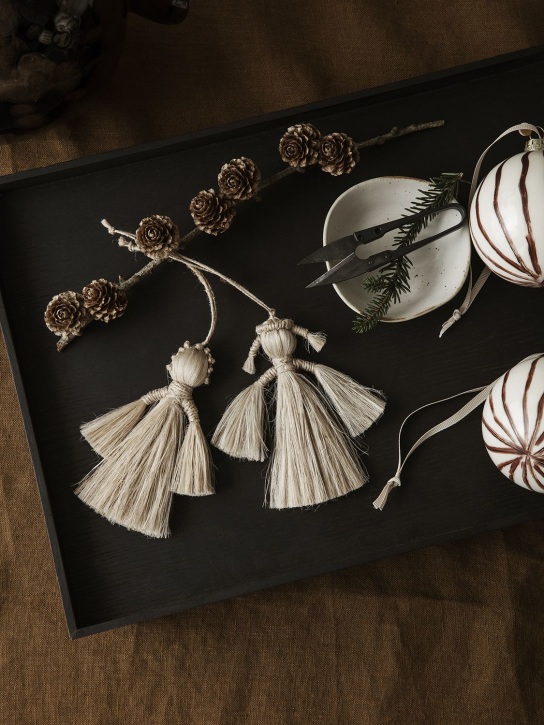 Ferm Living: Set of 4 Christmas ornaments - ecraft_1 | Luisa Via Roma