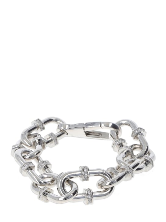 Hatton Labs: Over link XL chain bracelet - Gümüş - men_0 | Luisa Via Roma