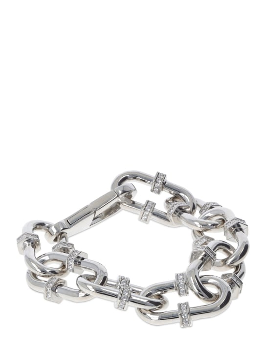 Hatton Labs: Over link XL chain bracelet - Silver - men_1 | Luisa Via Roma