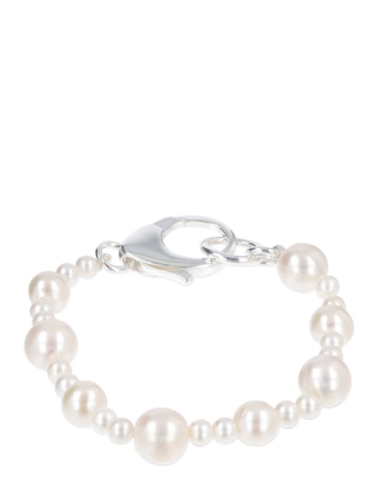 Hatton Labs: Bracelet en perles XL Pebbles - Perle - men_0 | Luisa Via Roma
