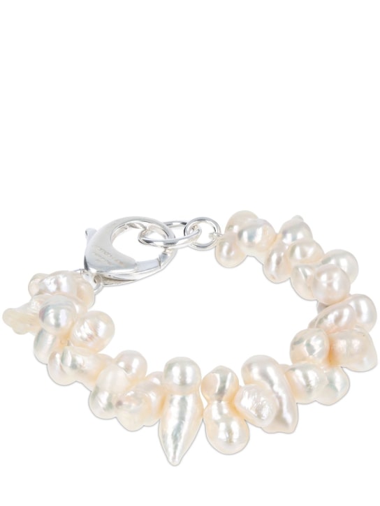Hatton Labs: Peanut pearl bracelet - Pearl - men_1 | Luisa Via Roma