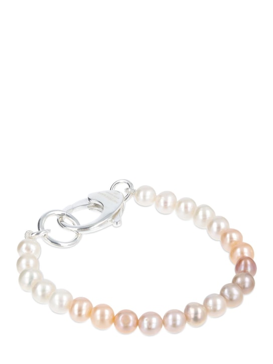 Hatton Labs: Gradient pearl bracelet - Multi/Pearl - men_1 | Luisa Via Roma