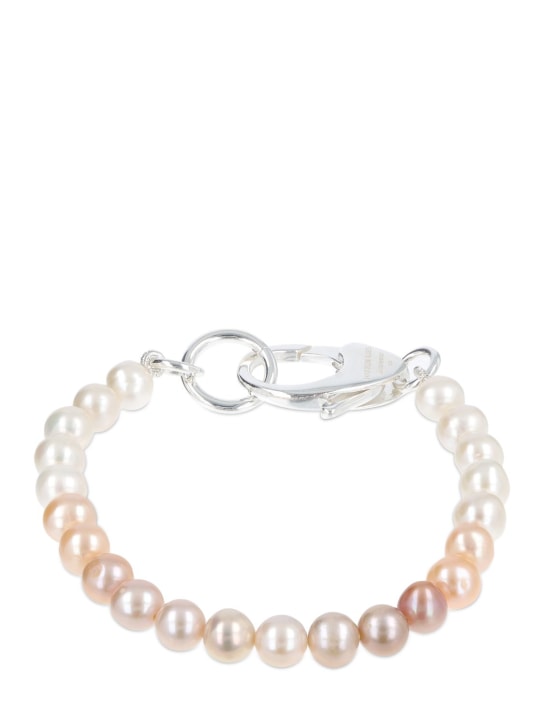 Hatton Labs: Gradient pearl bracelet - Multi/Pearl - men_0 | Luisa Via Roma