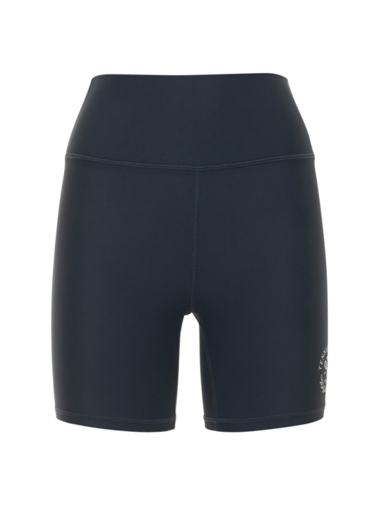 Weworewhat: Shorts biker Tennis con cintura alta - Azul Marino - women_0 | Luisa Via Roma