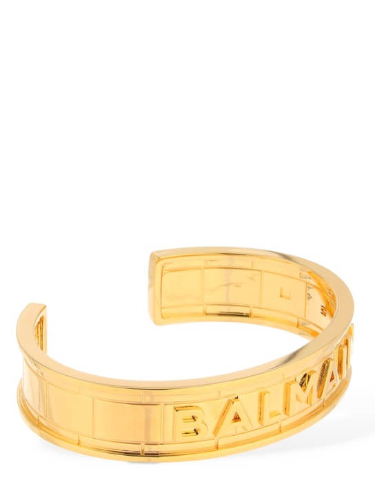 Balmain: Tubular Balmain cuff bracelet - women_1 | Luisa Via Roma
