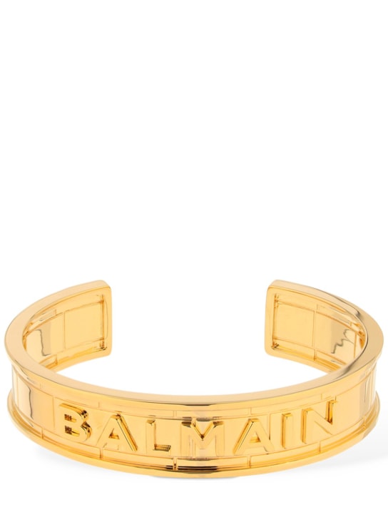 Balmain: Tubular Balmain cuff bracelet - women_0 | Luisa Via Roma