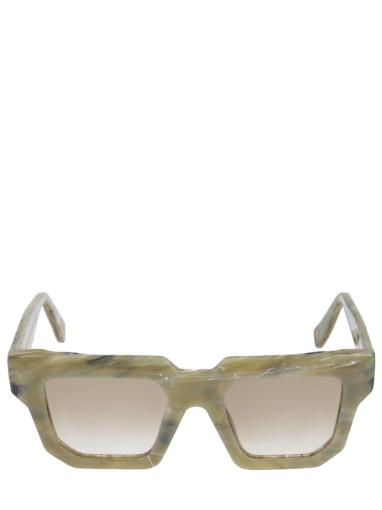 Gia Borghini: GIA x RHW squared acetate sunglasses - women_0 | Luisa Via Roma
